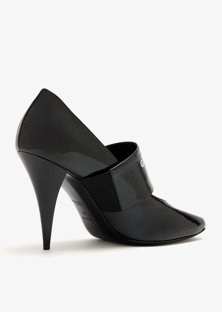 Givenchy Paris Logo Printed 1952 Square-Toe Pumps