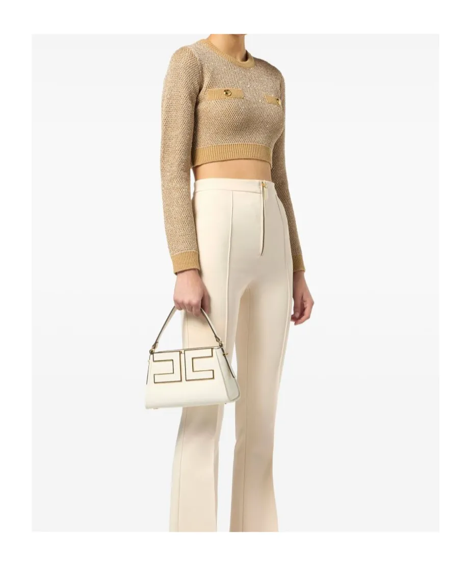 Elisabetta Franchi Sequins Knit Top