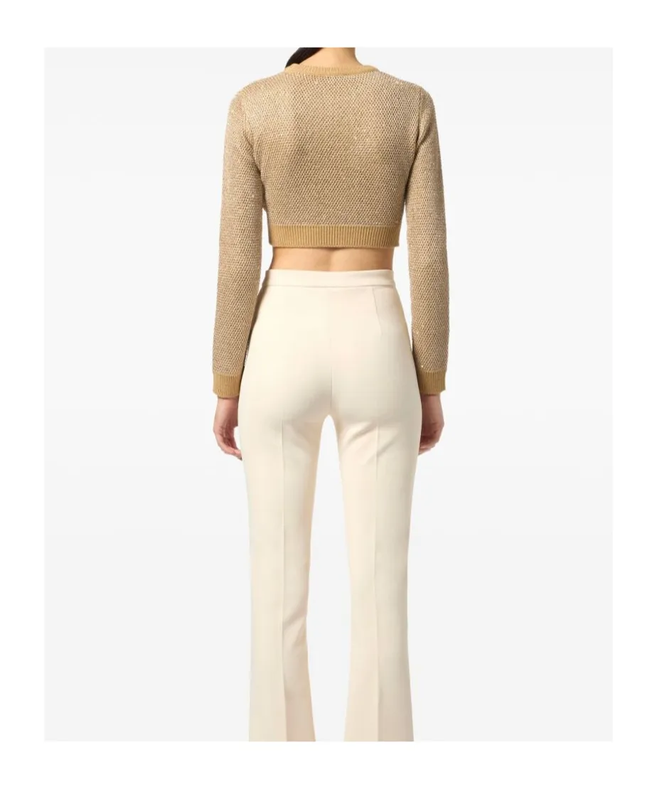 Elisabetta Franchi Sequins Knit Top