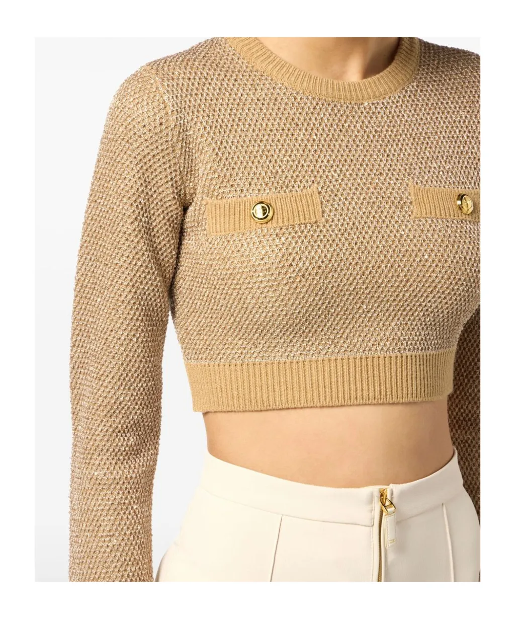Elisabetta Franchi Sequins Knit Top