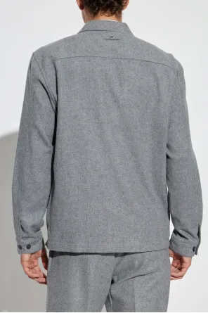 Button-Fastening Patch-Pocket Shirt