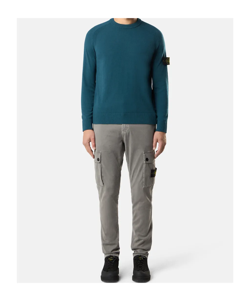 Stone Island Compass Badge Crewneck Jumper