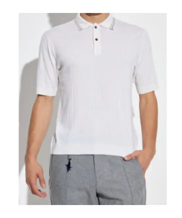 Ribbed Polo Shirt