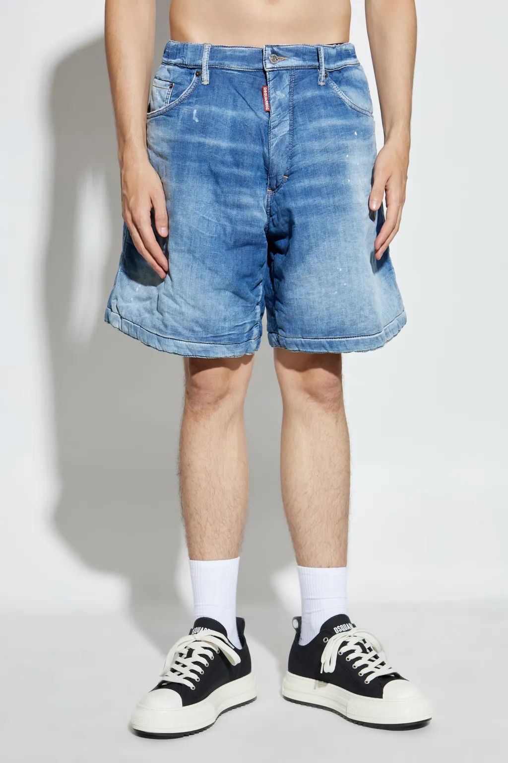 Dsquared2 Faded Denim Shorts