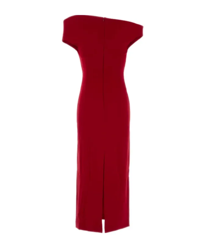Magda Butrym Off-Shoulder Midi Dress