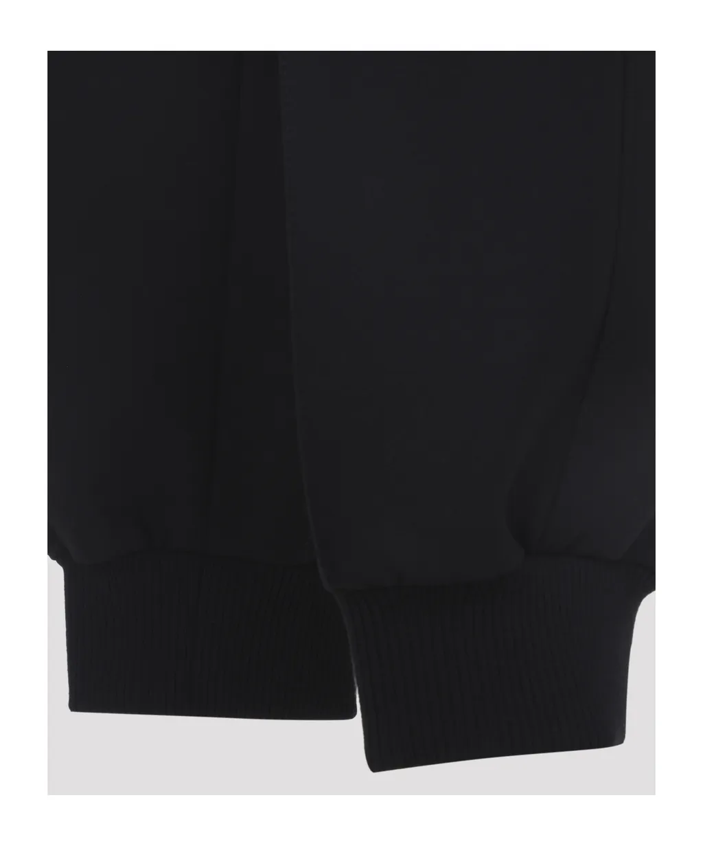 Lanvin Elasticated-Cuff Straight Leg Trousers