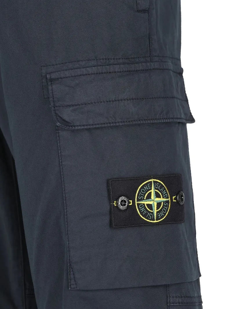 Logo Patch Straight-Leg Trousers