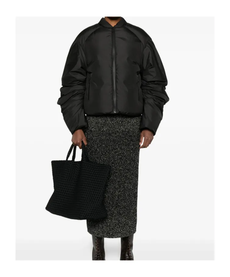 Long-Sleeved Down Jacket