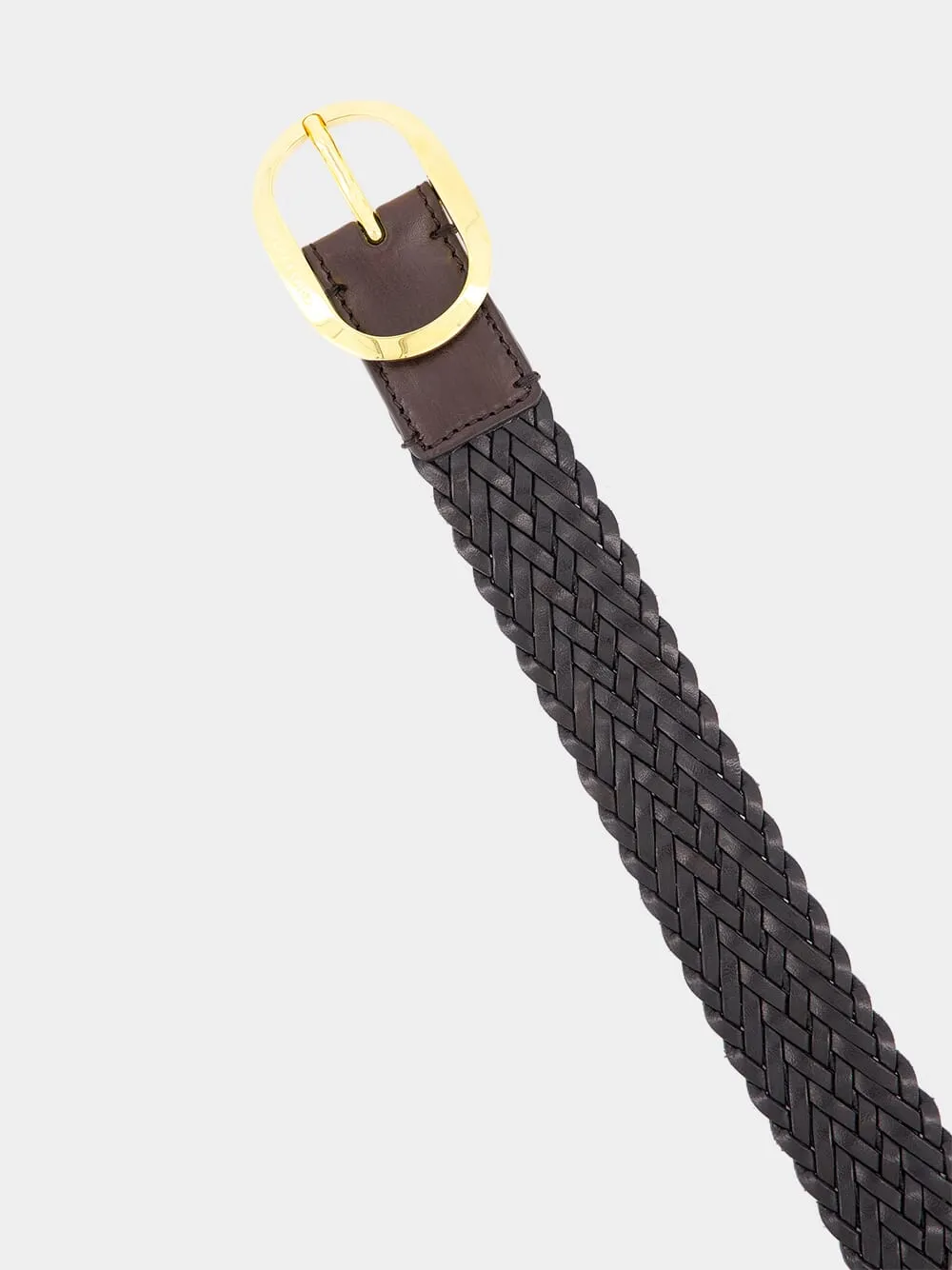 Woven Leather Belt