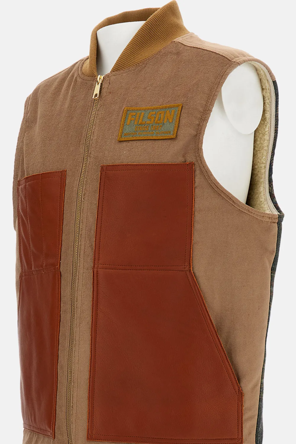 Logo Zip-Up Vest