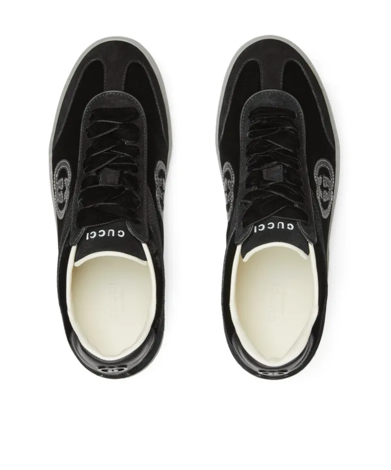 Gucci Logo Patch Low-Top Sneakers
