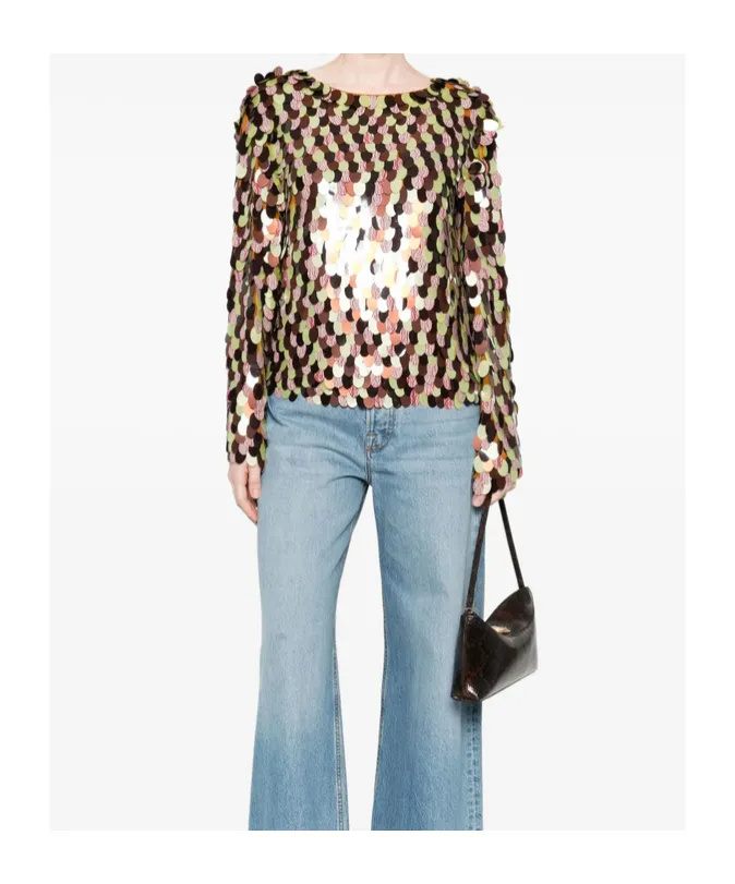 Sequined Embellished Blouse
