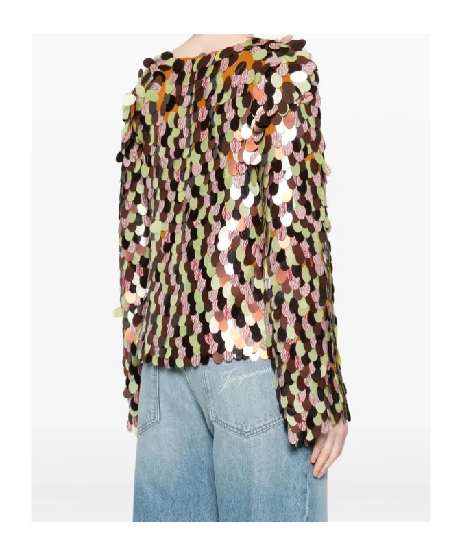 Sequined Embellished Blouse