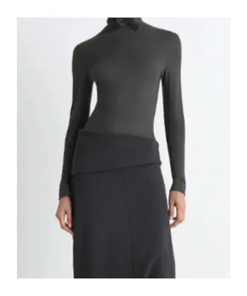 Neck-Tie Long-Sleeve Top