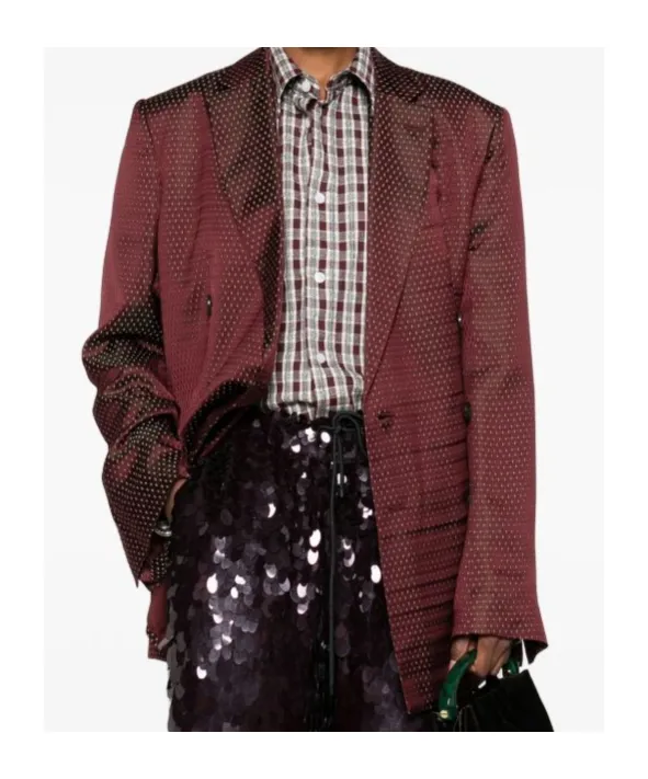 Double-Breasted Suit Jacket