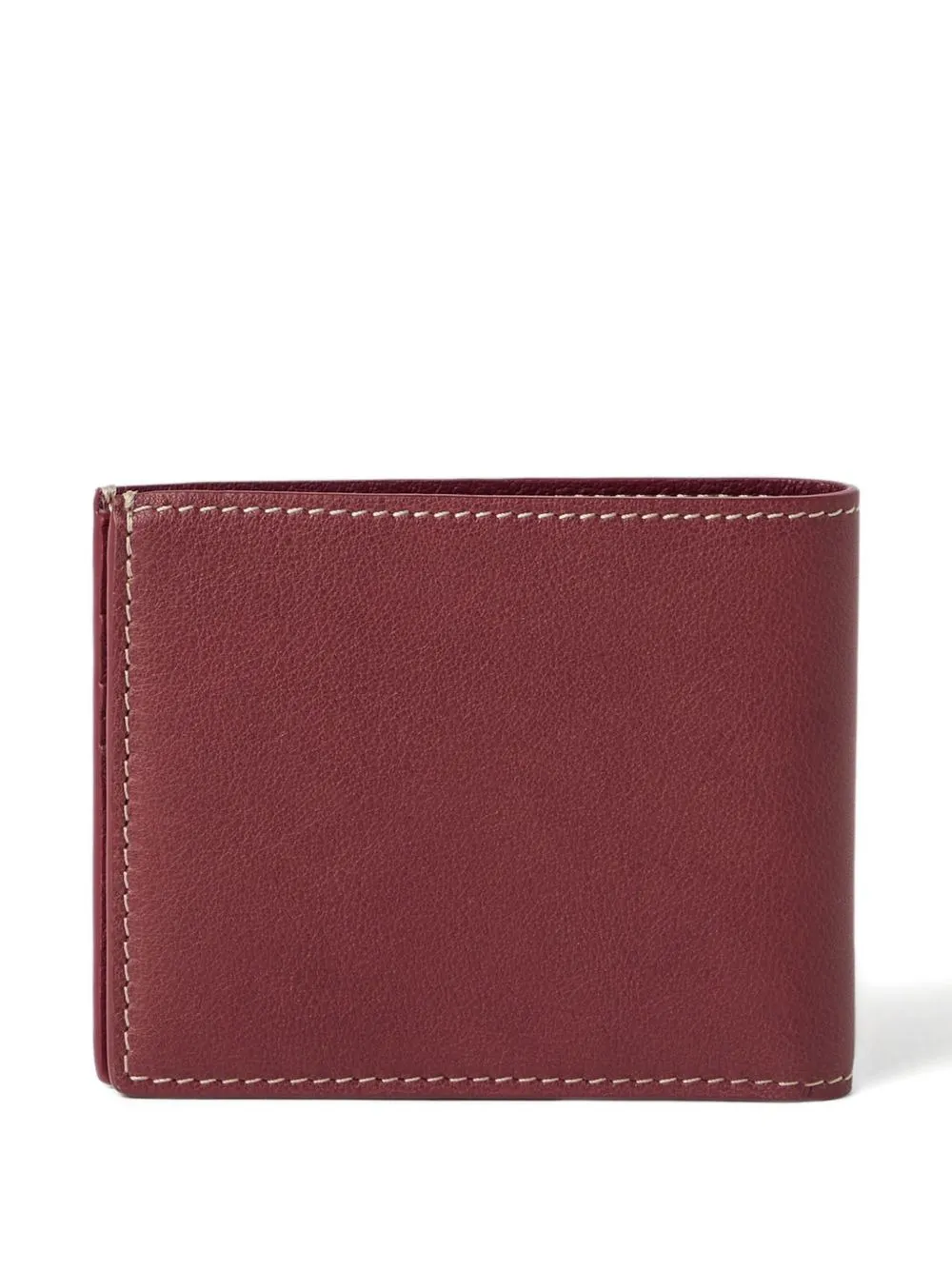 Calfskin Debossed-Logo Wallet