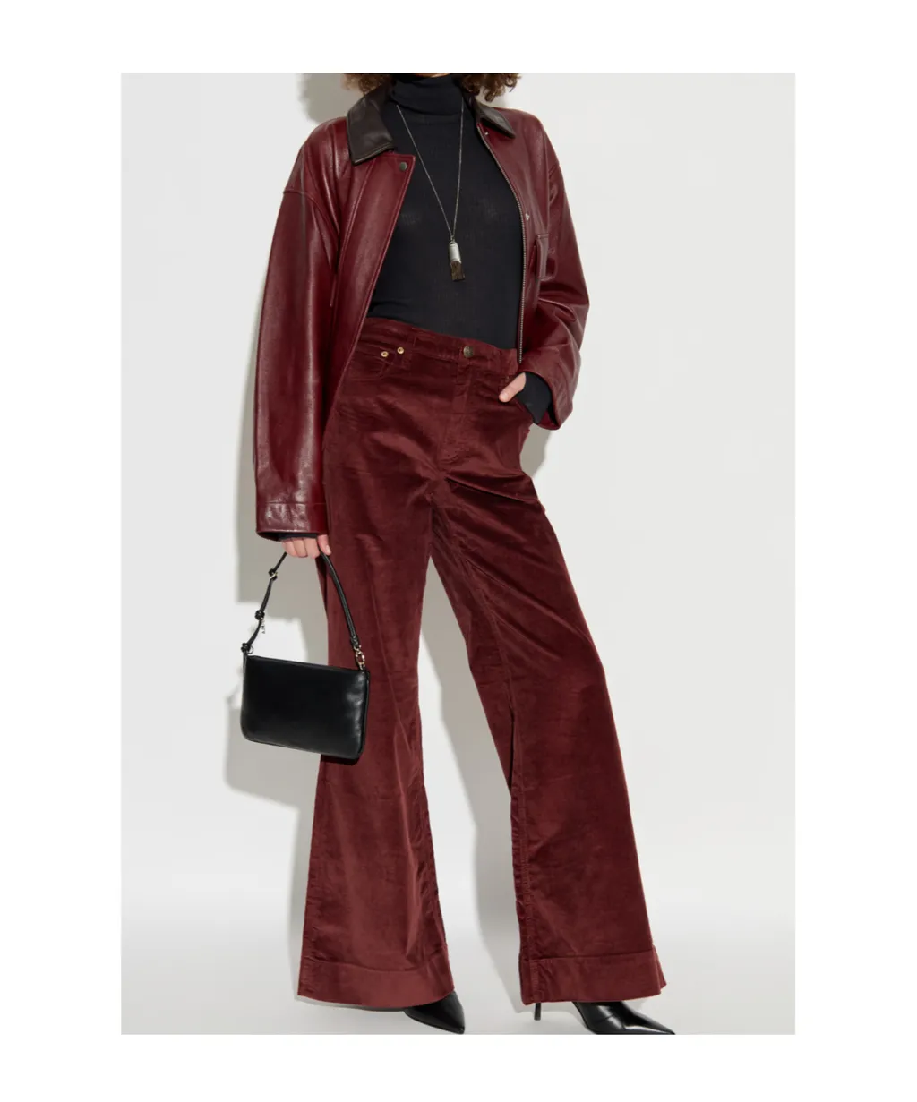 Corduroy Flared Pants