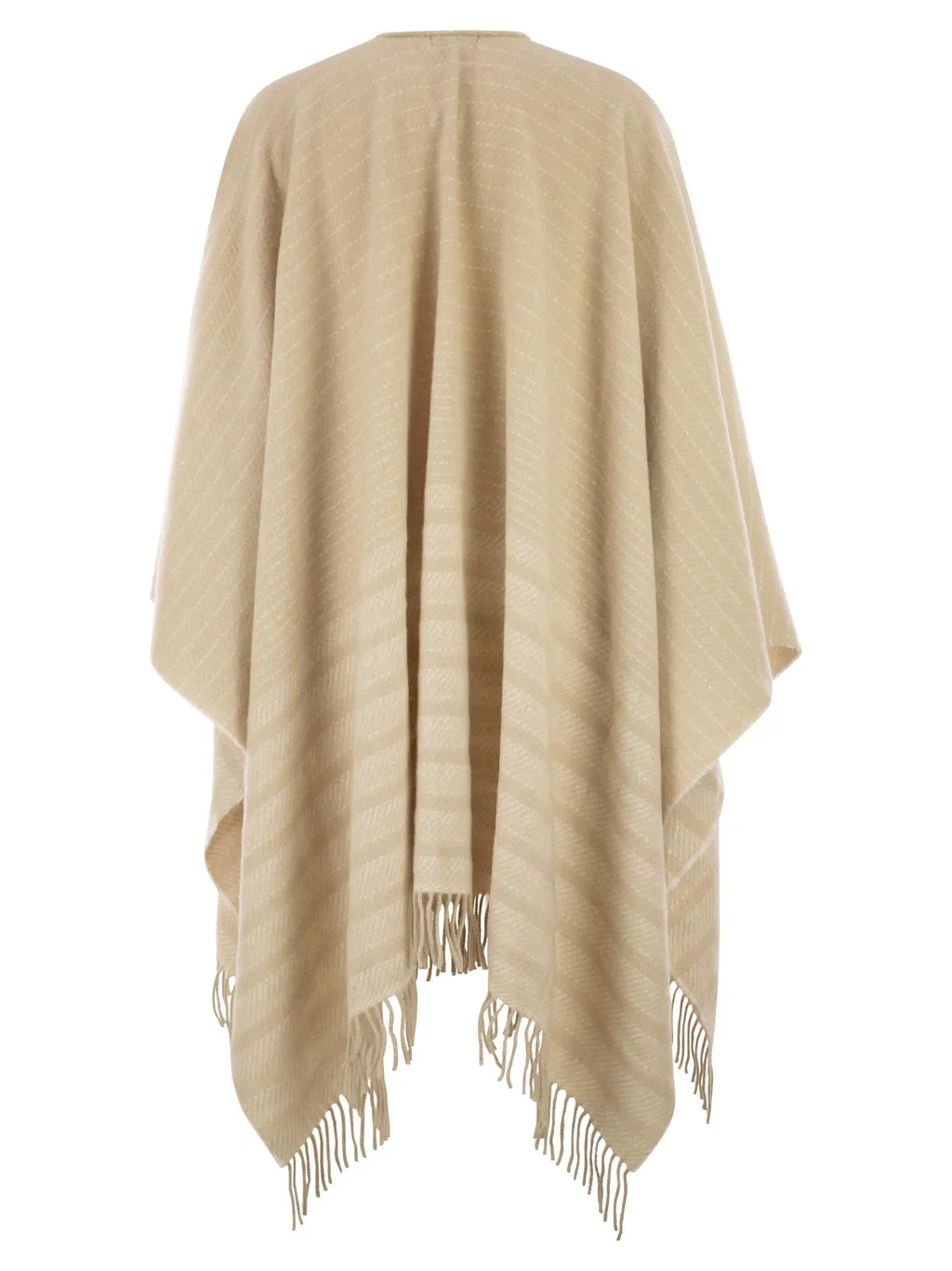 Peserico Lurex Fringed Cape