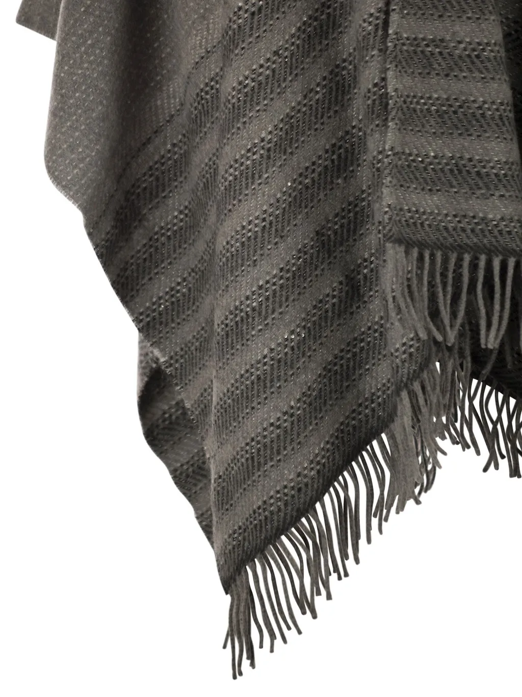 Peserico Lurex Fringe Cape