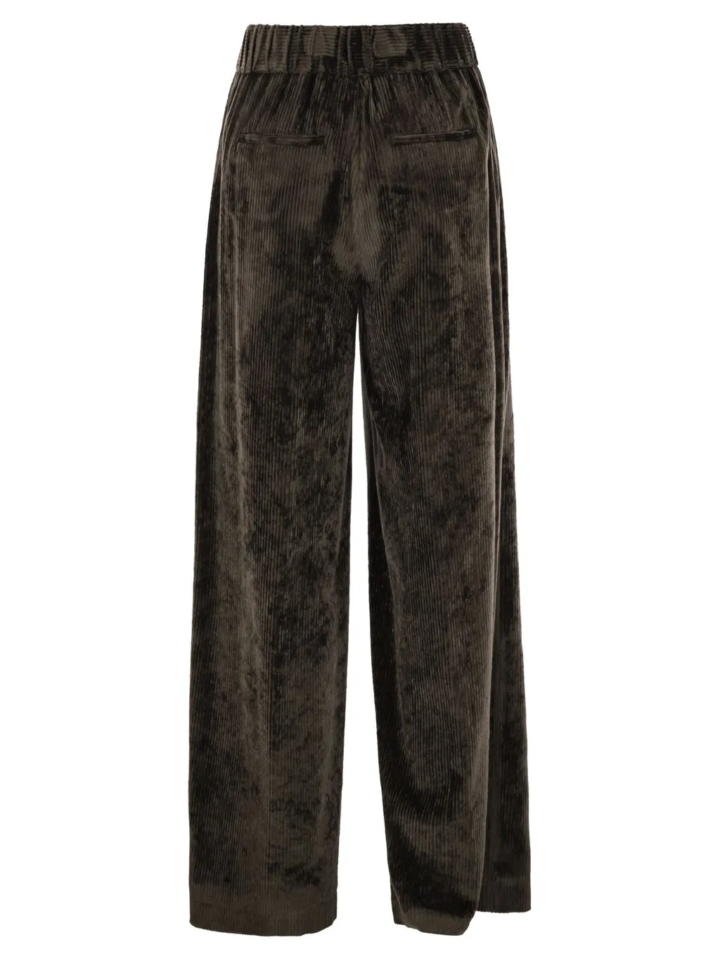 Peserico Wide-Leg Corduroy Pants