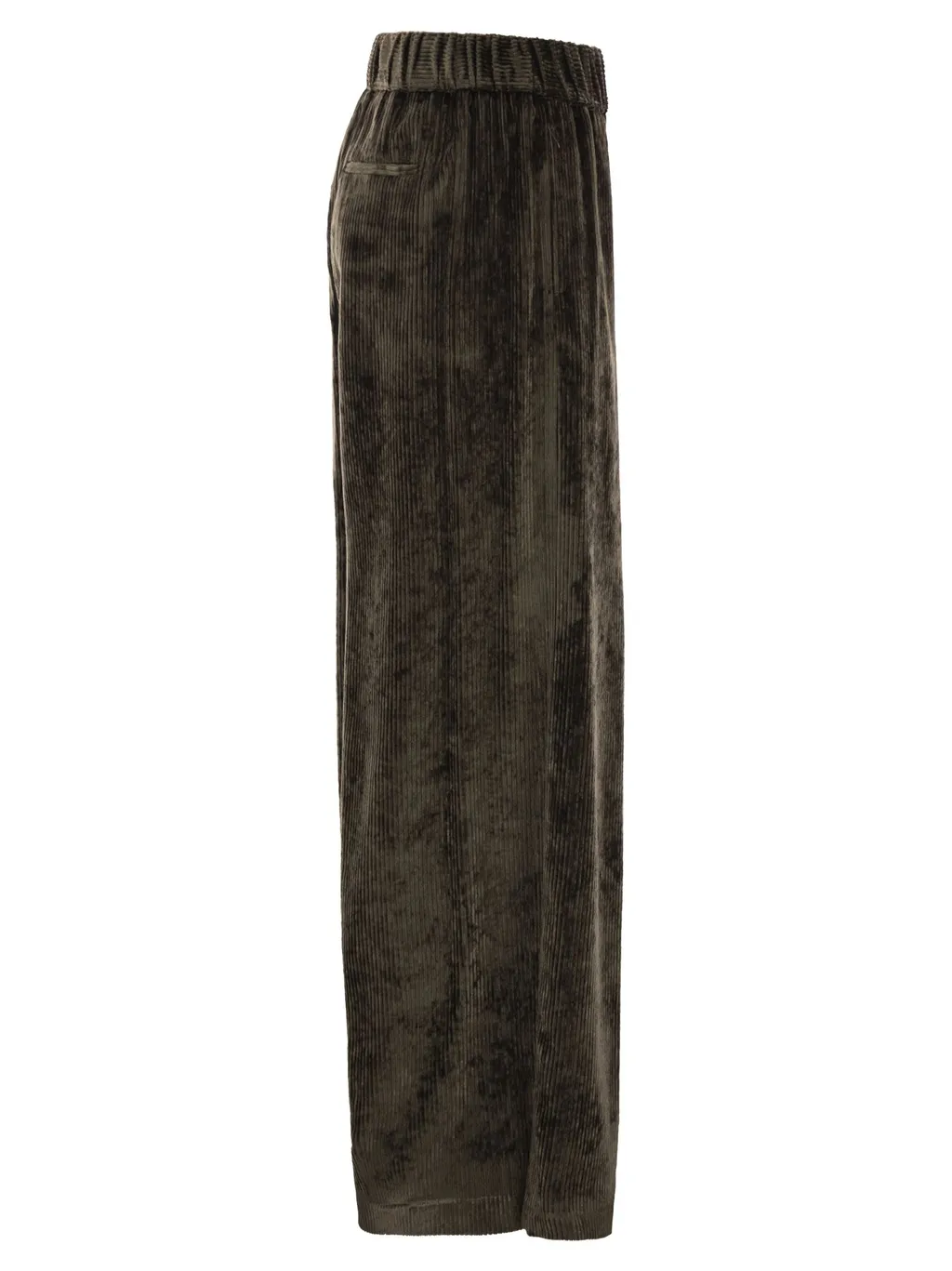 Peserico Wide-Leg Corduroy Pants