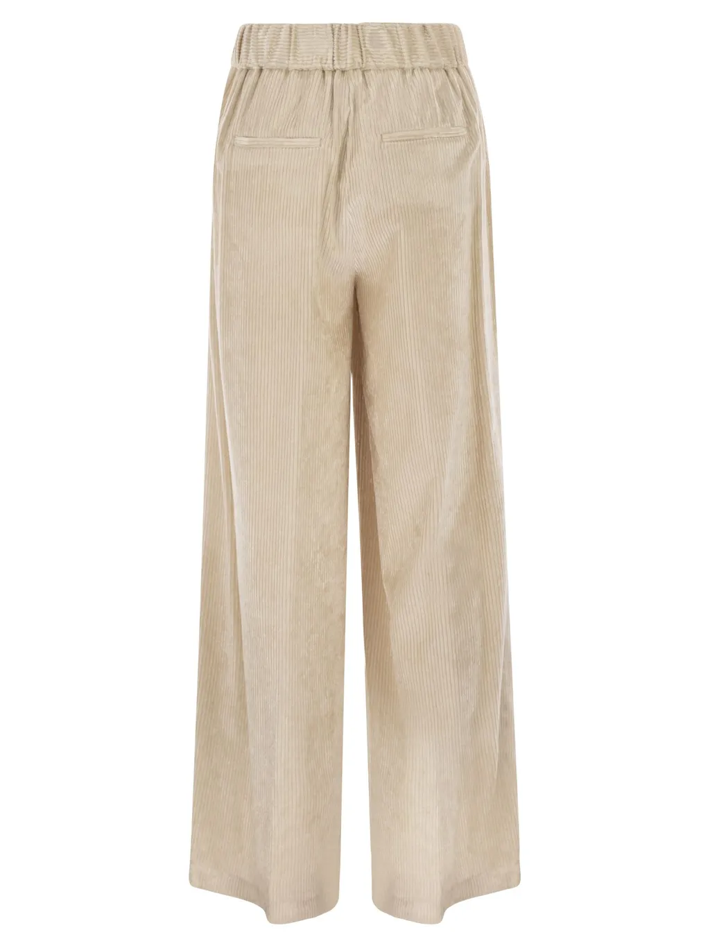 Peserico Wide-Leg Corduroy Pants