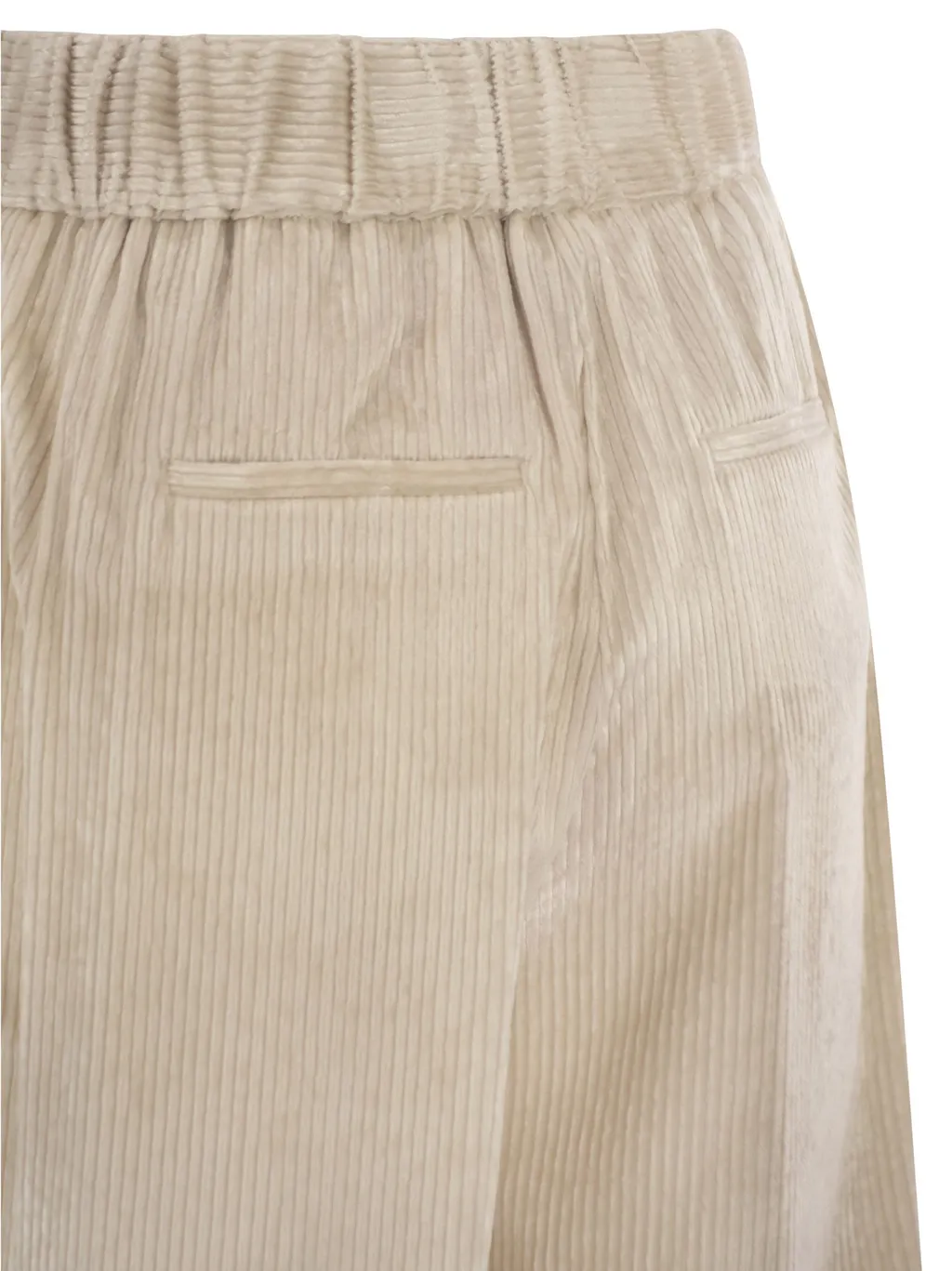 Peserico Wide-Leg Corduroy Pants
