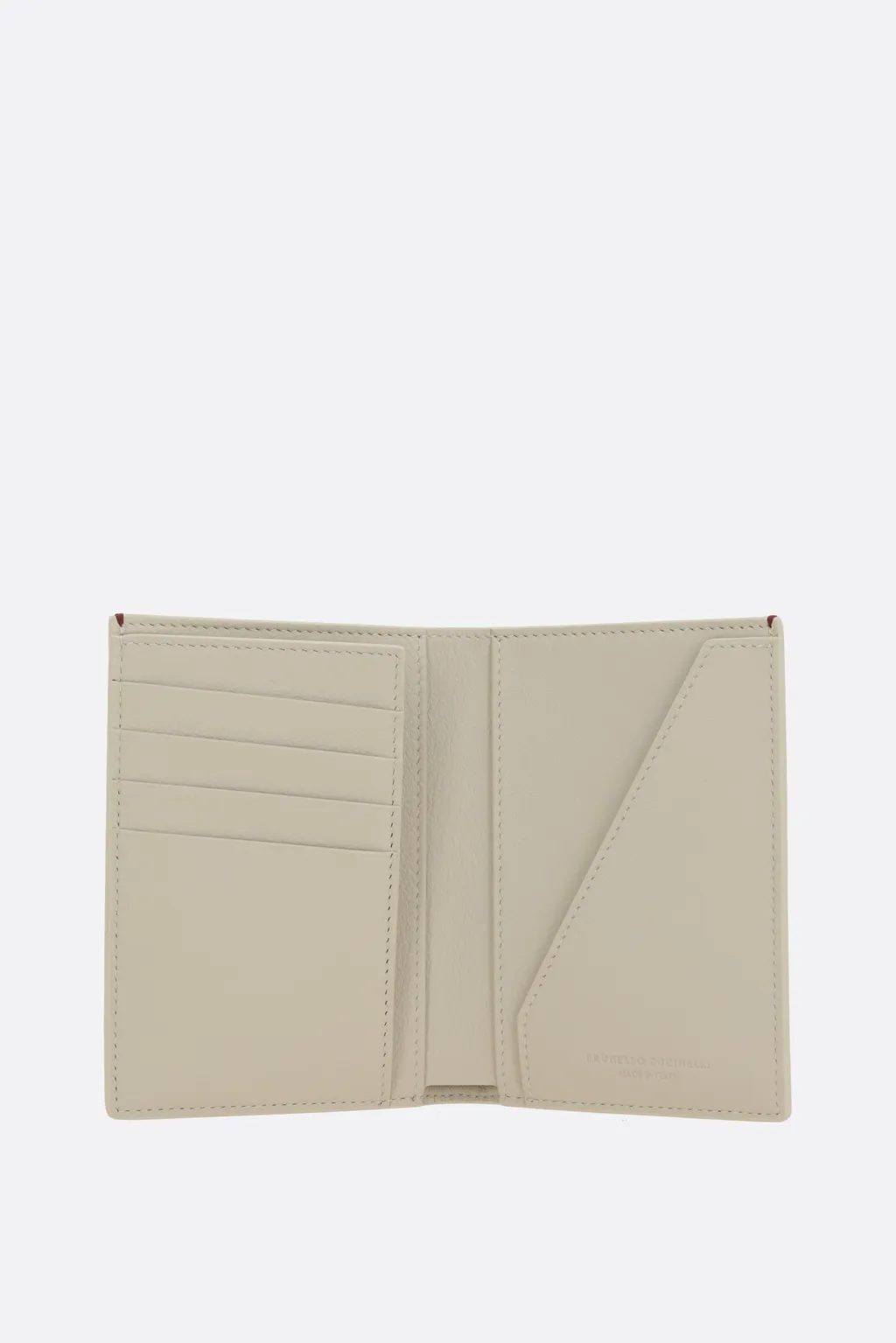 Brunello Cucinelli Logo Debossed Bi-Fold Wallet