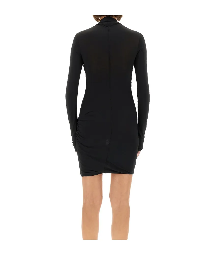 Rick Owens Lilies Asymmetric Long-Sleeved Dress