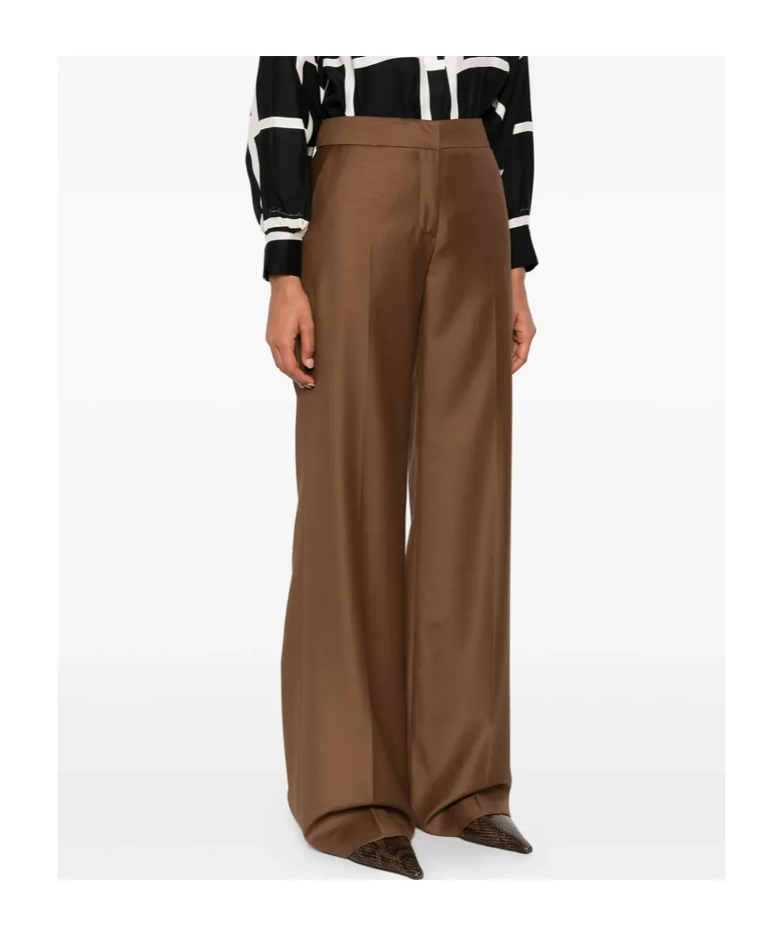 Gianluca Capannolo Pleated Wide-Leg Trousers