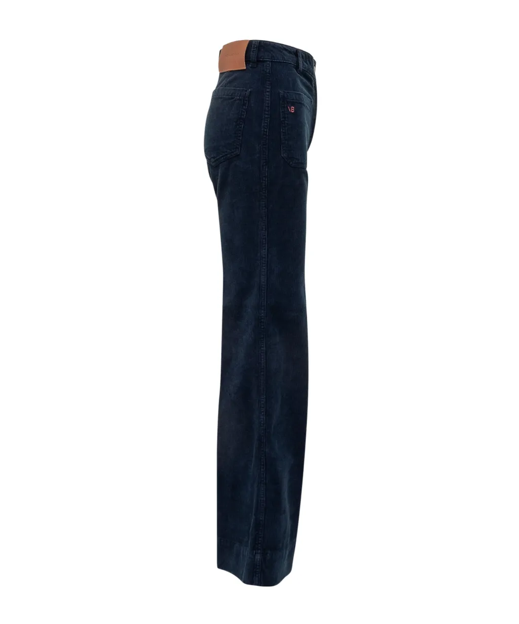 Victoria Beckham High Waist Corduroy Trousers
