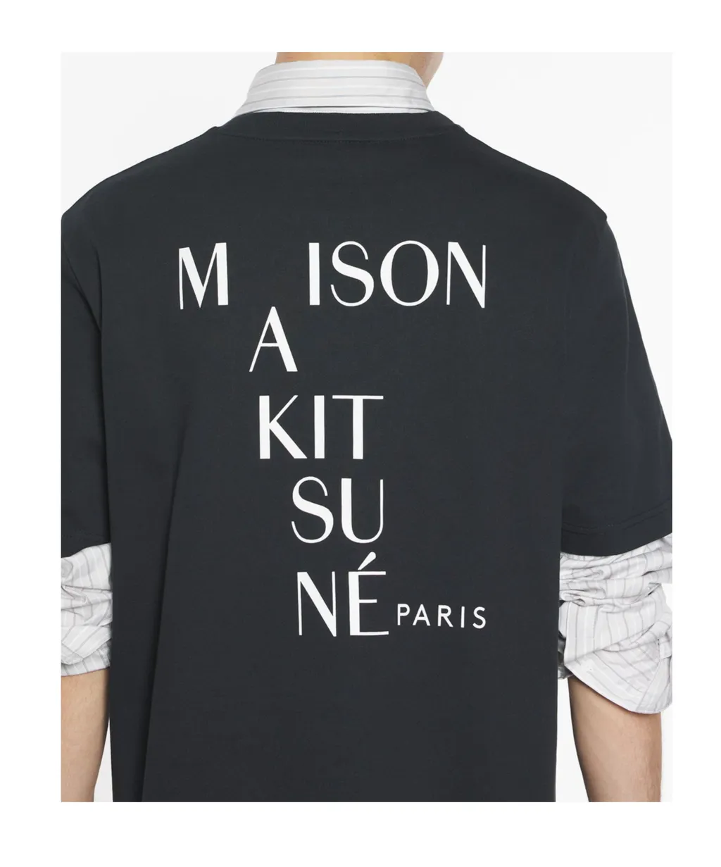 Maison Kitsuné Crossword Comfort T-Shirt