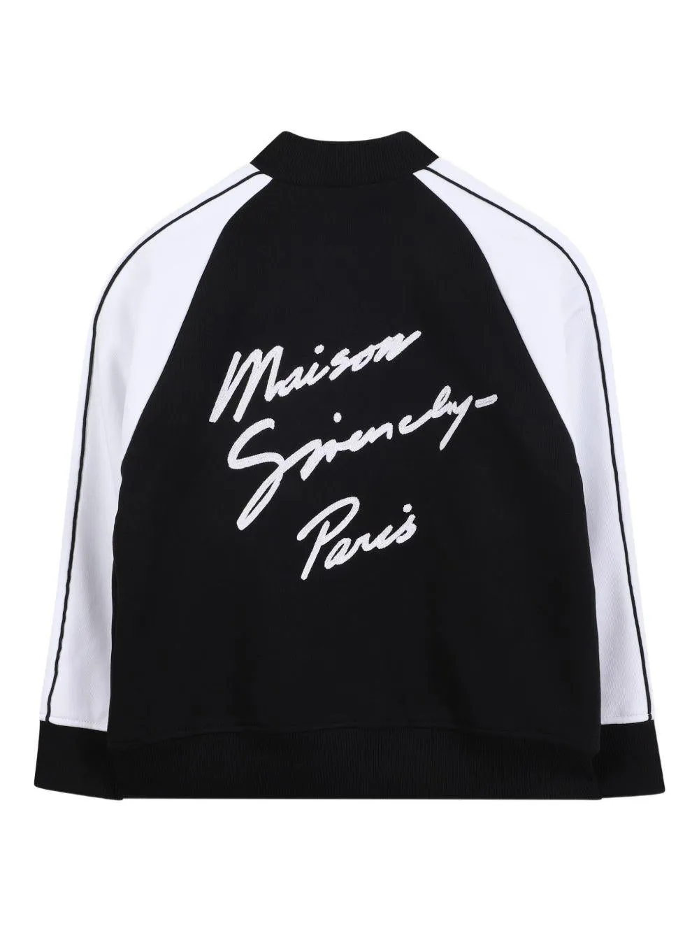 Contrast-Panel Bomber Jacket