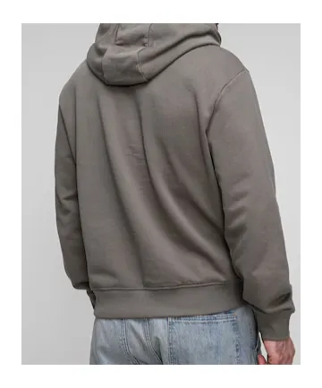 Drawstring Logo-Detail Hoodie