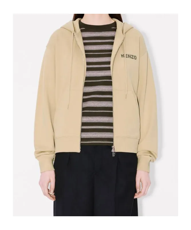 Zip-Up Hoodie In Cotton Kenzo City