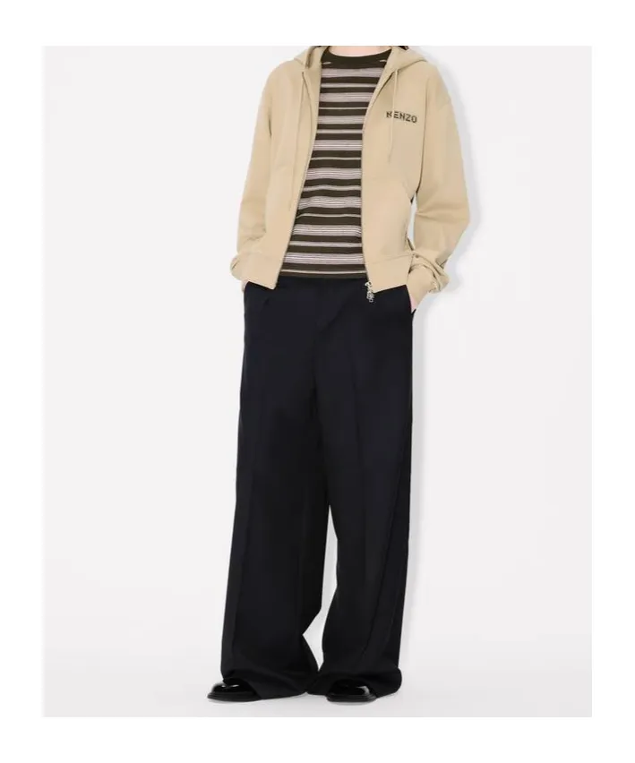 Zip-Up Hoodie In Cotton Kenzo City