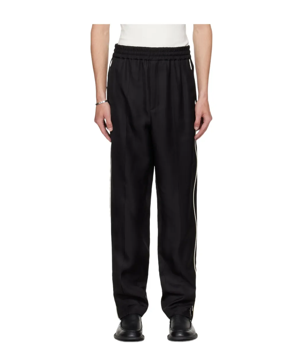 Piped-Trim Trousers