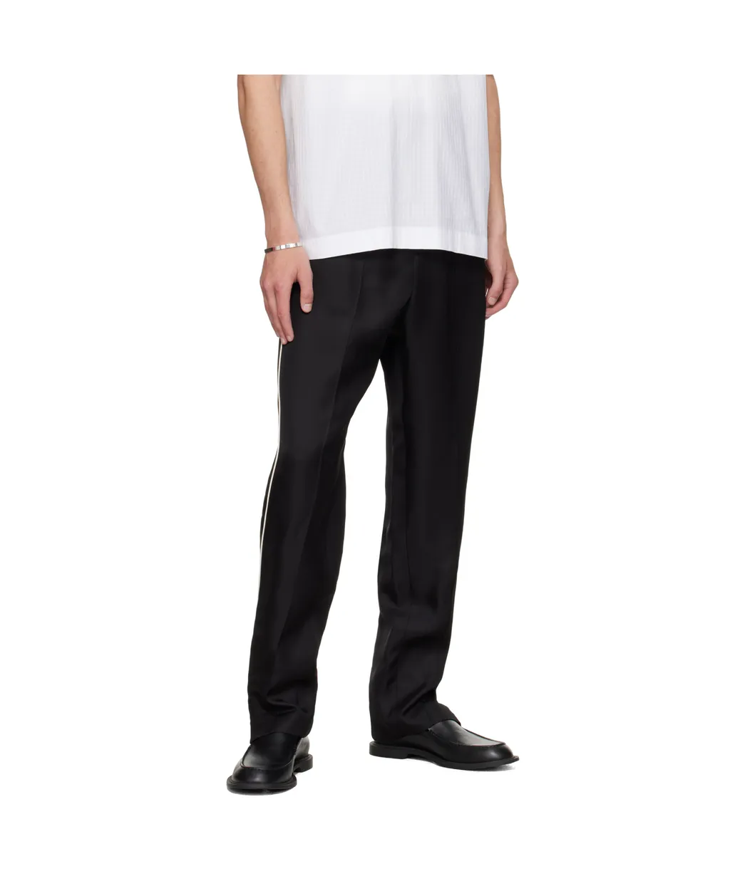 Piped-Trim Trousers