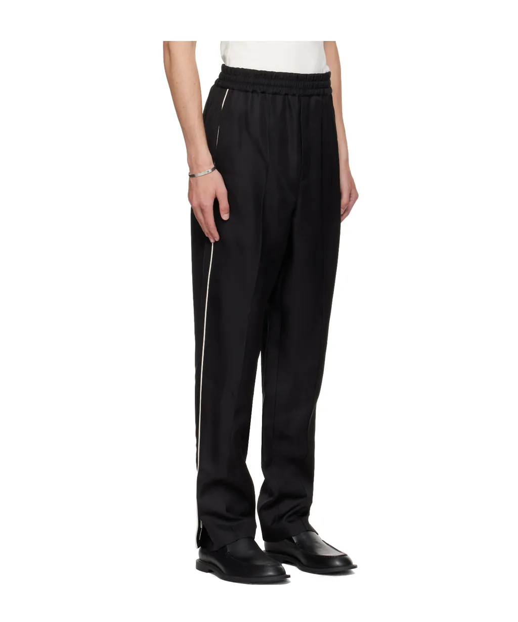 Piped-Trim Trousers