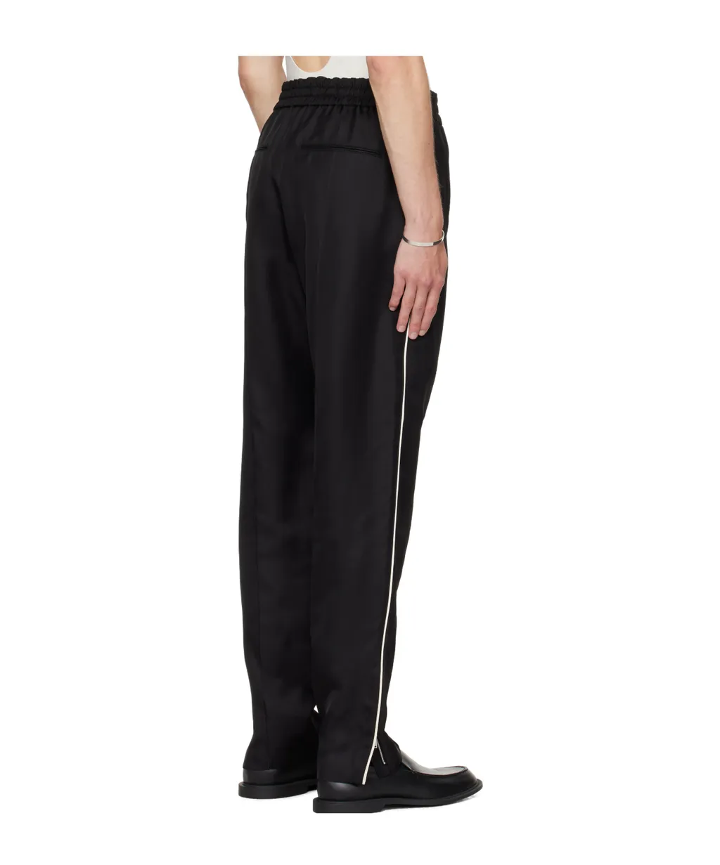 Piped-Trim Trousers