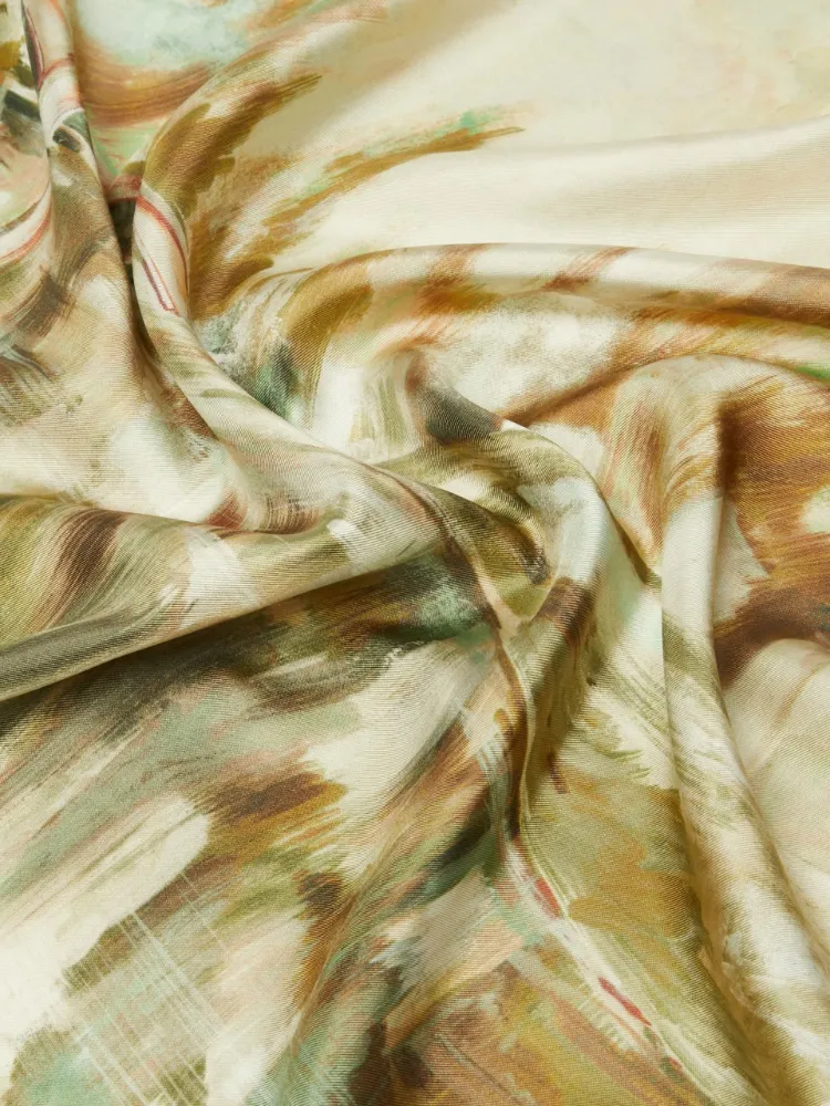 Printed Silk Foulard