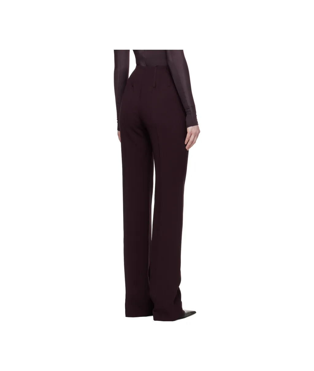 Pleated Wool Trousers