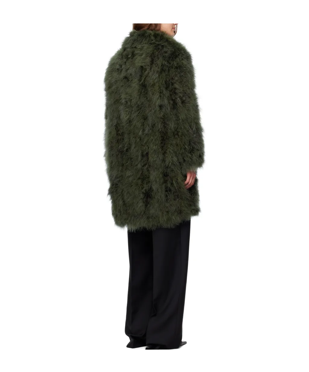 Long Feather Coat