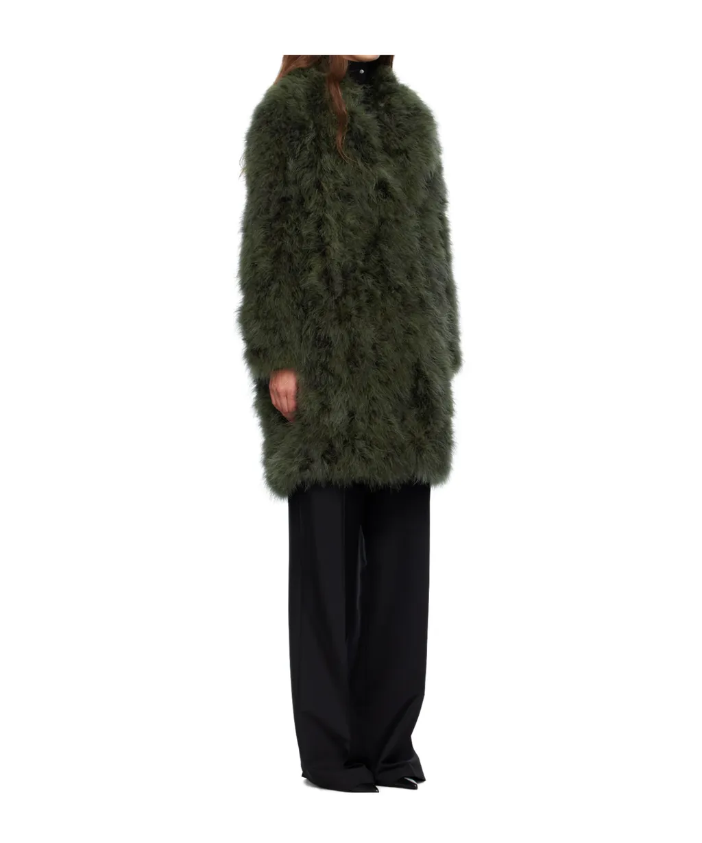 Long Feather Coat