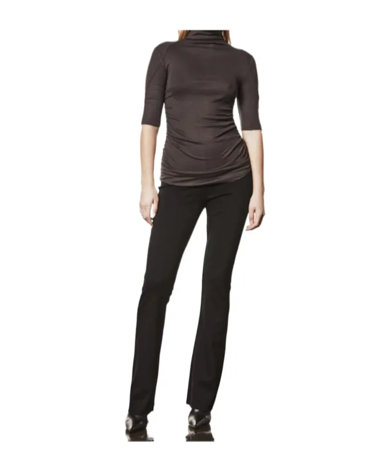 Thom Krom Ruched Turtleneck Top