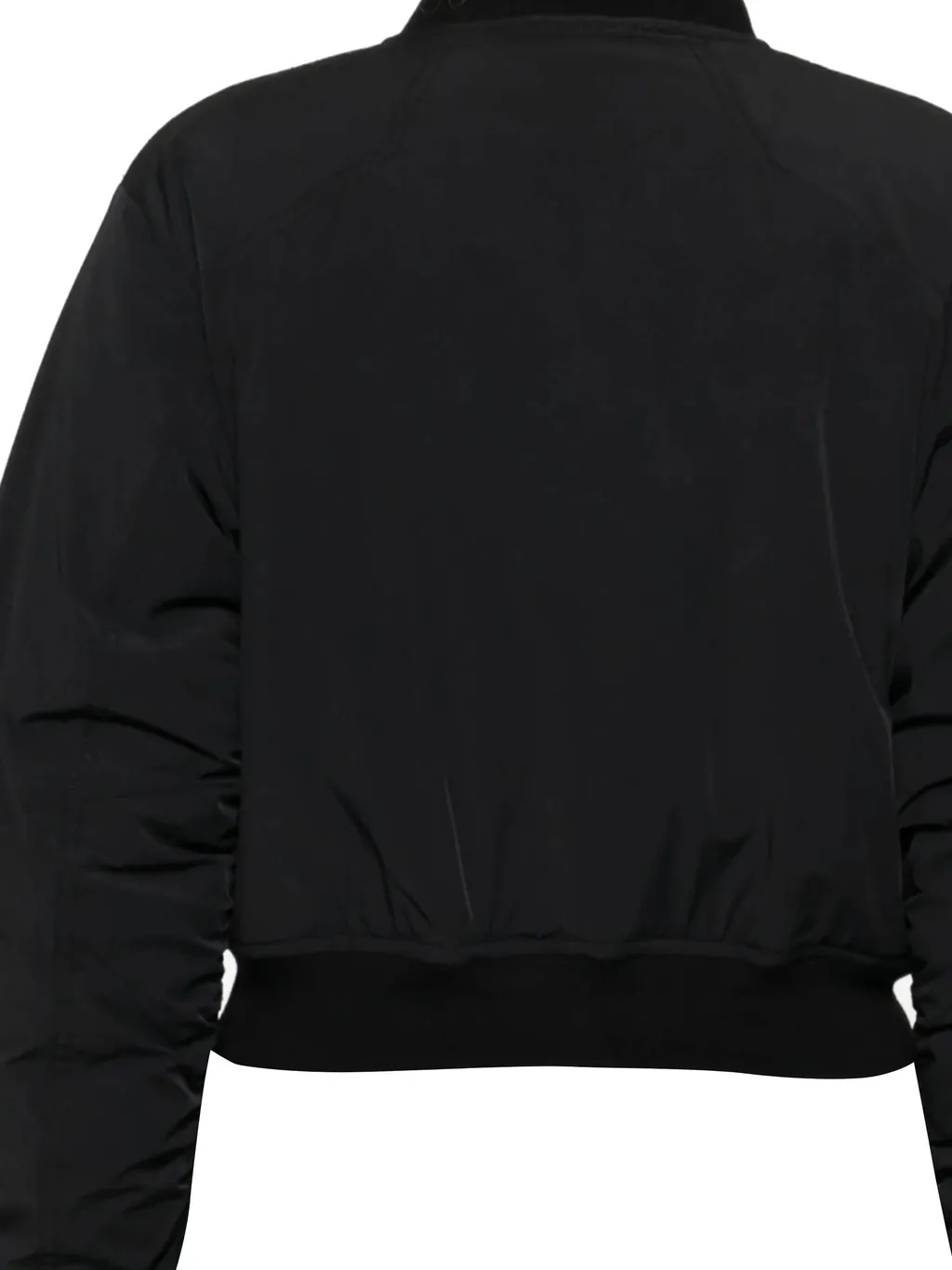 Thom Krom Zip-Up Ruched Bomber Jacket
