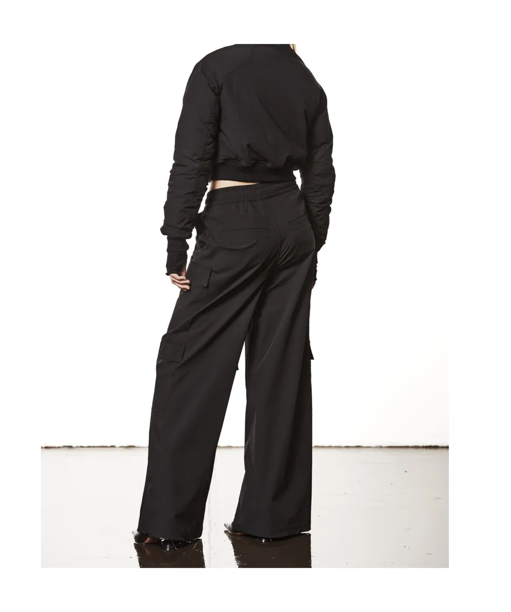 Thom Krom Zip-Up Ruched Bomber Jacket