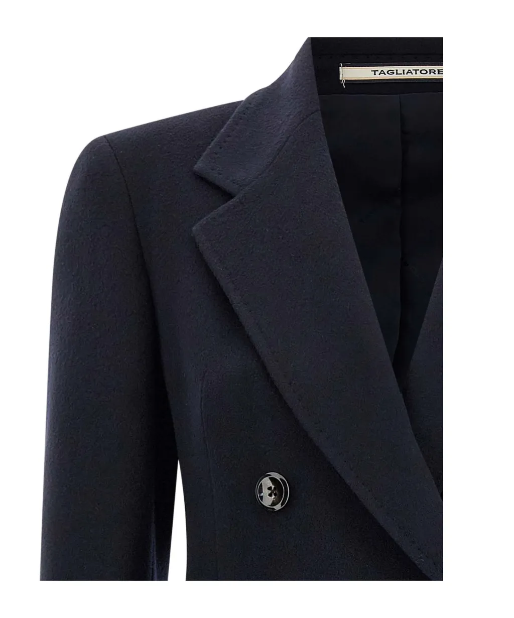 Double-Breasted Cashmere Coat