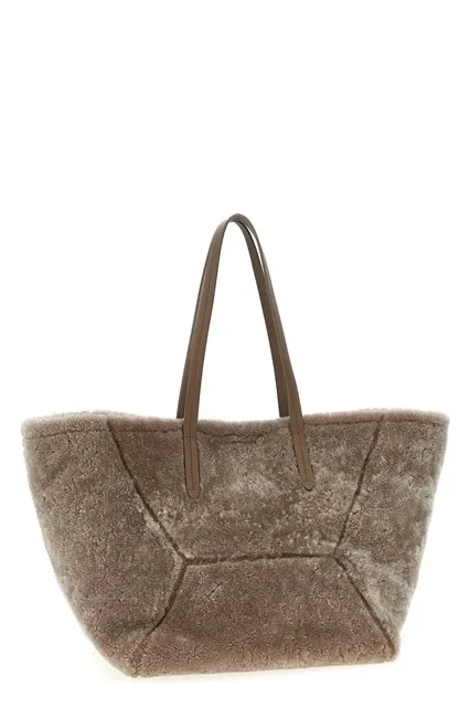 Shearling Tote Bag