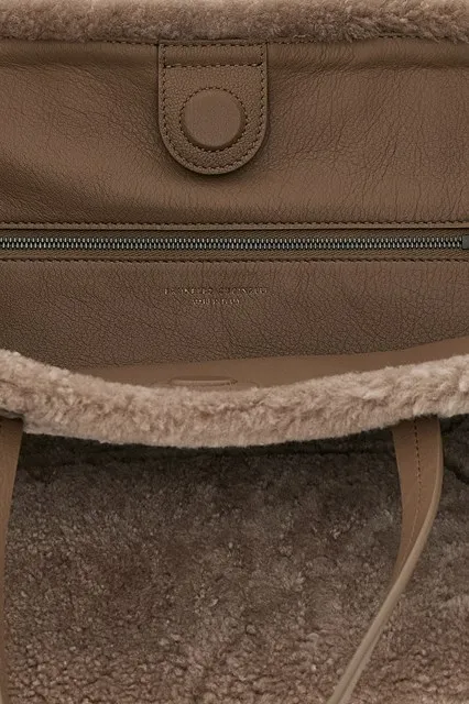 Shearling Tote Bag